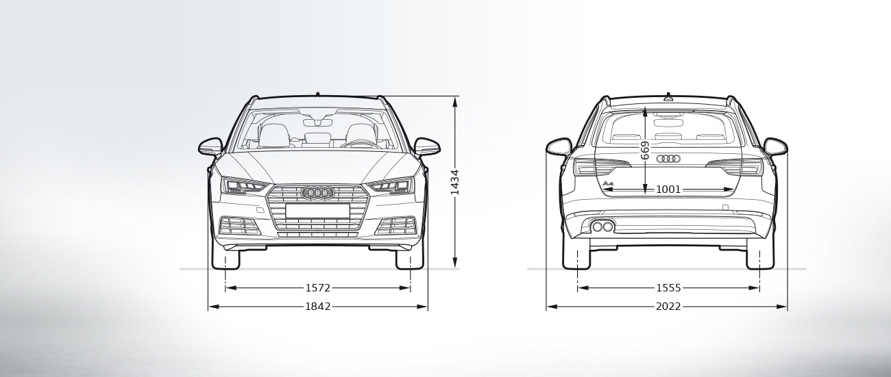 Frontview and Rearview > Sideview > A4 Avant > A4 > Audi Ireland